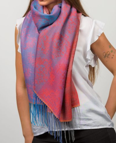 Antique Flowers Motiv Shawl