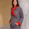Zipped Front Coat