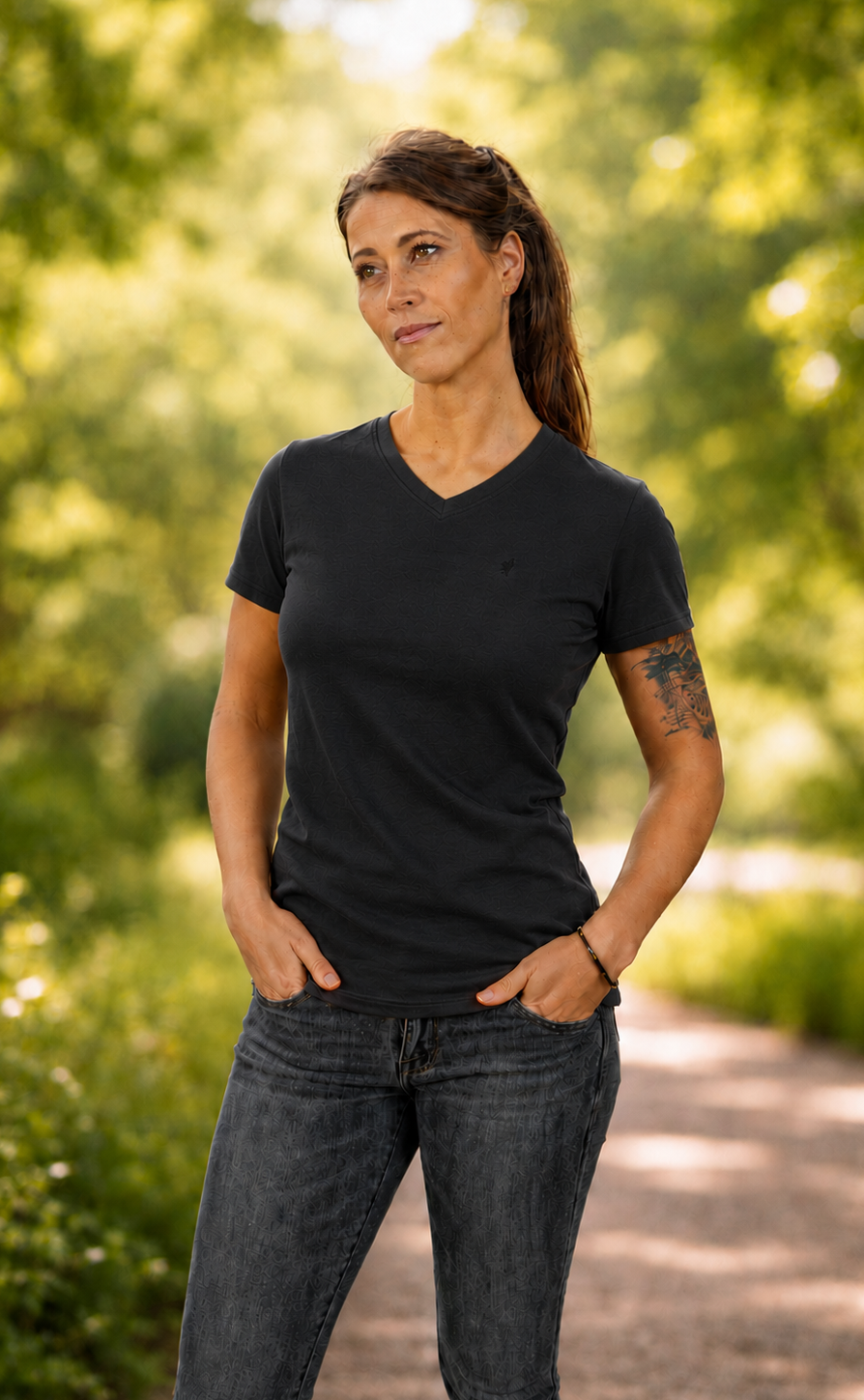 Ladies T-Shirt V-Neck